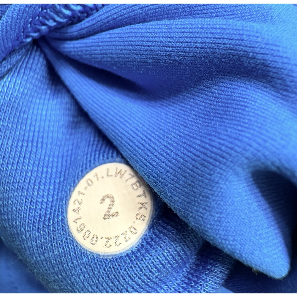 Lululemon InStill Tank Align 8" Biker Shorts Set Womens Size 2 Blue - Picture 7 of 7